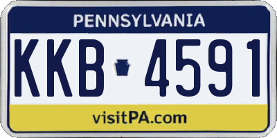 PA license plate KKB4591