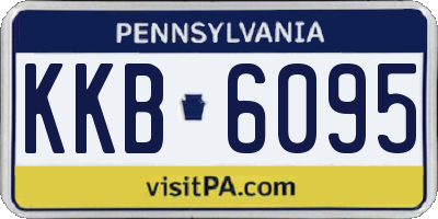 PA license plate KKB6095