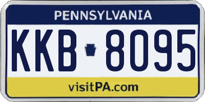 PA license plate KKB8095