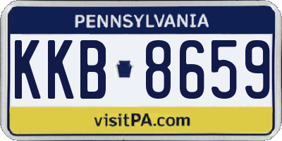 PA license plate KKB8659