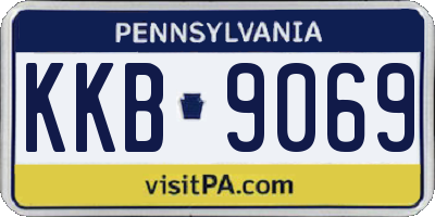 PA license plate KKB9069