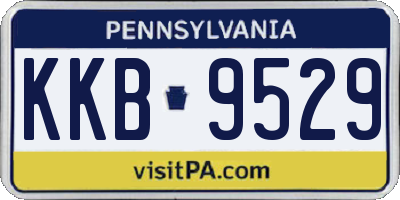PA license plate KKB9529