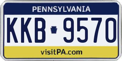 PA license plate KKB9570