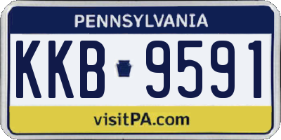 PA license plate KKB9591