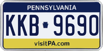 PA license plate KKB9690