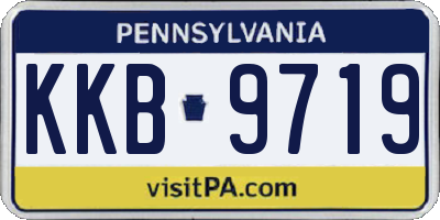 PA license plate KKB9719