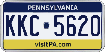 PA license plate KKC5620