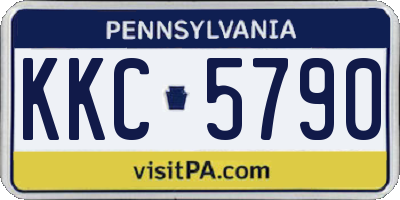 PA license plate KKC5790