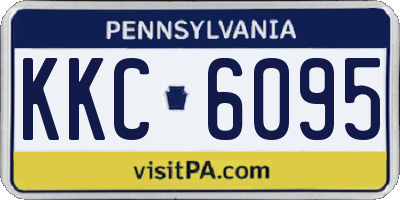 PA license plate KKC6095