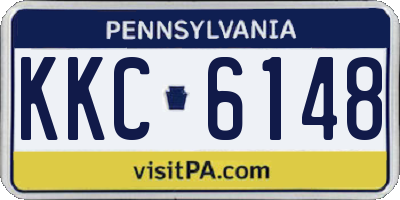 PA license plate KKC6148