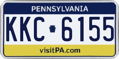PA license plate KKC6155
