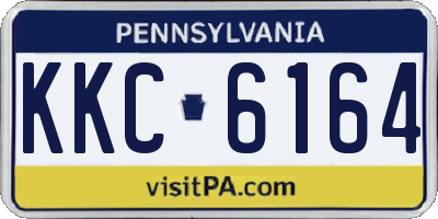 PA license plate KKC6164