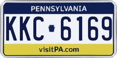 PA license plate KKC6169