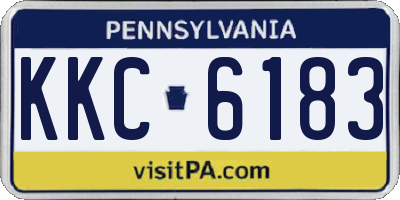 PA license plate KKC6183