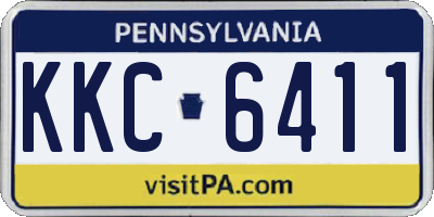 PA license plate KKC6411