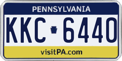 PA license plate KKC6440