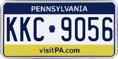 PA license plate KKC9056