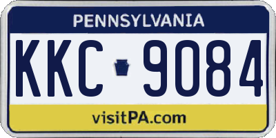 PA license plate KKC9084
