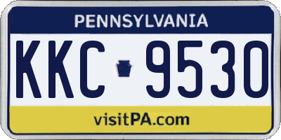 PA license plate KKC9530