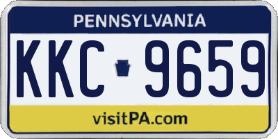 PA license plate KKC9659