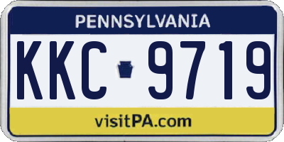 PA license plate KKC9719
