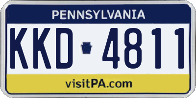 PA license plate KKD4811