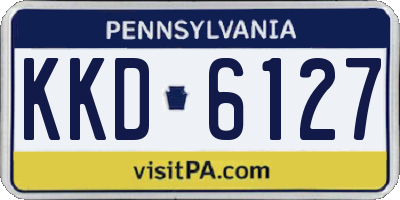 PA license plate KKD6127