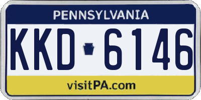 PA license plate KKD6146