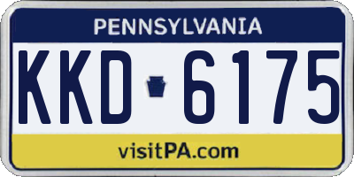 PA license plate KKD6175