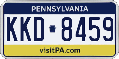 PA license plate KKD8459