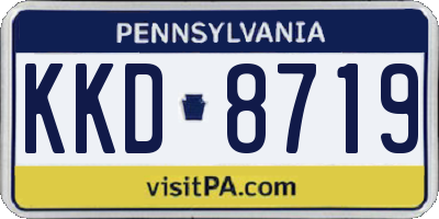 PA license plate KKD8719