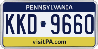 PA license plate KKD9660