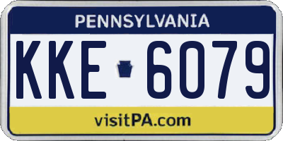 PA license plate KKE6079