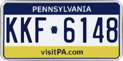 PA license plate KKF6148