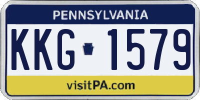 PA license plate KKG1579