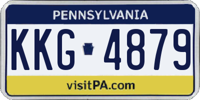 PA license plate KKG4879