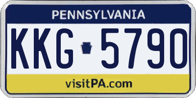 PA license plate KKG5790