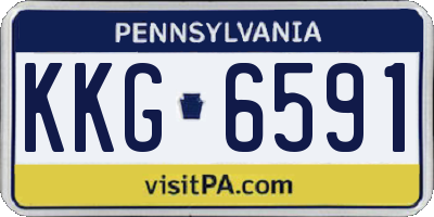 PA license plate KKG6591