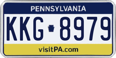 PA license plate KKG8979
