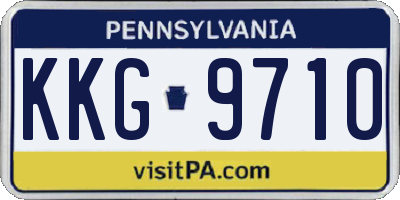 PA license plate KKG9710