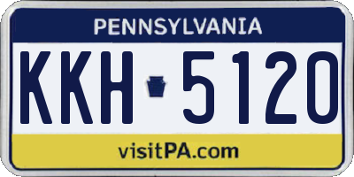 PA license plate KKH5120