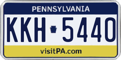 PA license plate KKH5440