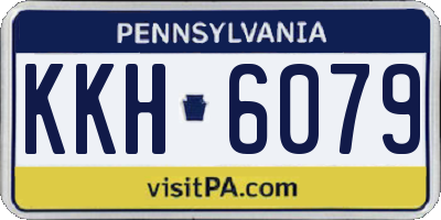 PA license plate KKH6079