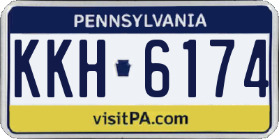 PA license plate KKH6174