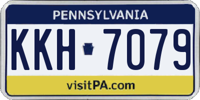 PA license plate KKH7079