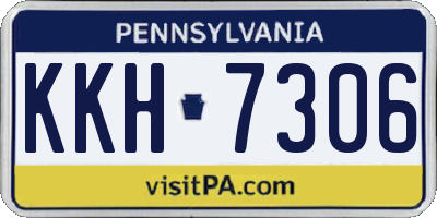 PA license plate KKH7306