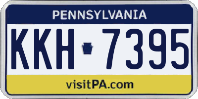 PA license plate KKH7395