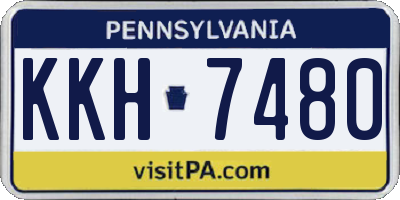 PA license plate KKH7480