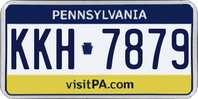 PA license plate KKH7879