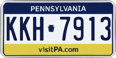 PA license plate KKH7913